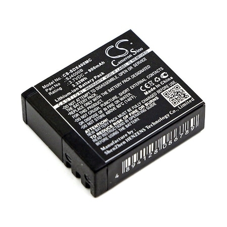 Bsc Preferred Midland H3 H5 Camera Replacement Battery CS-SDX400MC.6